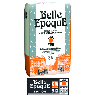 ENDUIT BELLE EPOQUE 25Kg  Grain Moyen Rouge Sologne  022